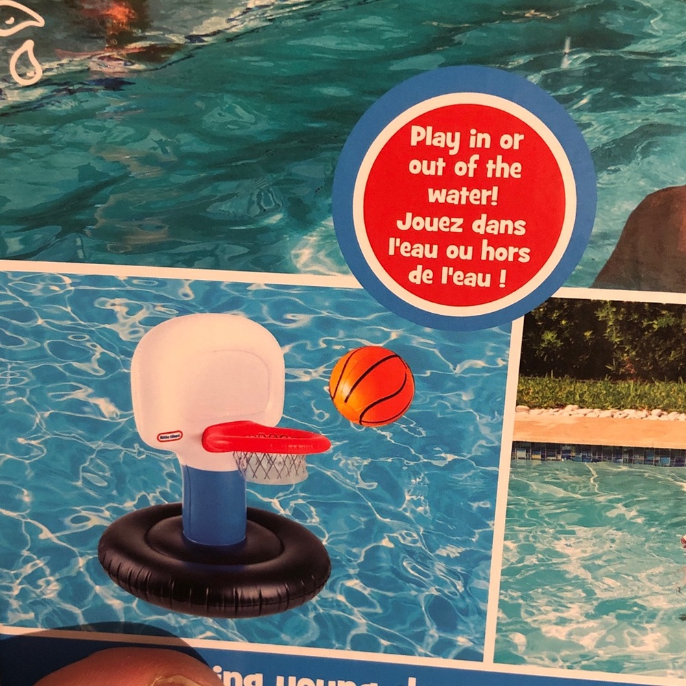 Little Tikes Inflatable Pool Basketball Set - Picture 6 of 6